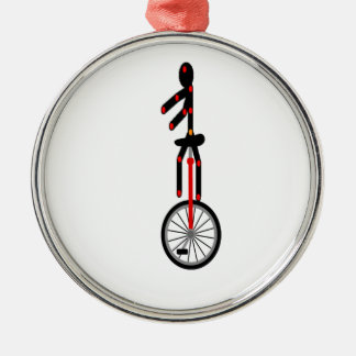 Ornement En Métal Monocycle fantastique dans le cirque