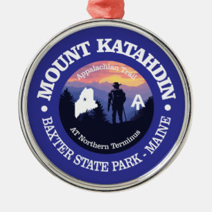 Ornement En Métal Mont Katahdin (rd2)