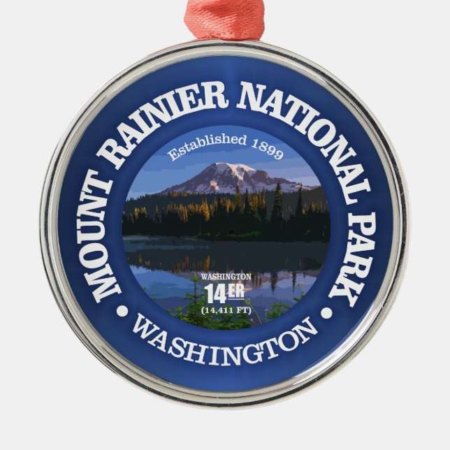 Ornement En Métal Mont Rainier NP2 (Devant)