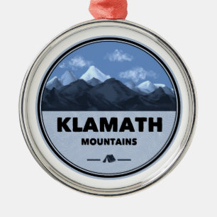 Ornement En Métal Montagnes Klamath Californie Oregon Camping