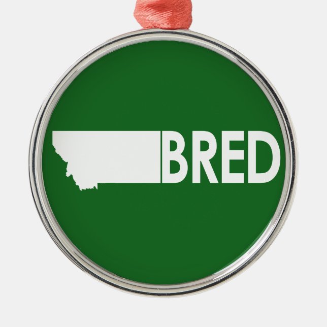 Ornement En Métal Montana Bred (Devant)