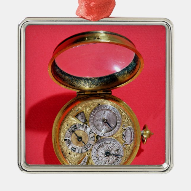 Ornement En Métal Montre de calendrier, c.1690 (Devant)