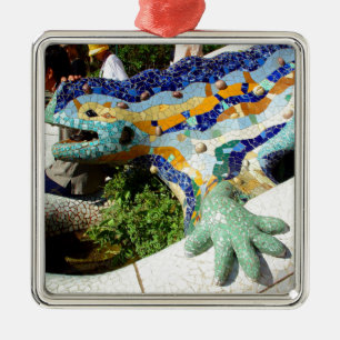 Ornement En Métal Mosaïques de lézard de Gaudi