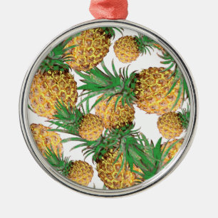 Ornement En Métal Motif de l'ananas tropical Yummy