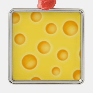 Ornement En Métal Motif de texture au fromage suisse