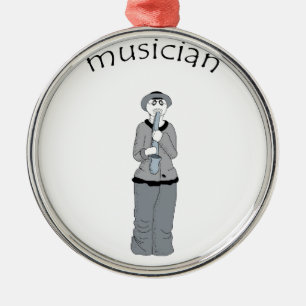 Ornement En Métal musicien