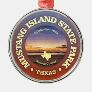 Ornement En Métal Mustang Island SP