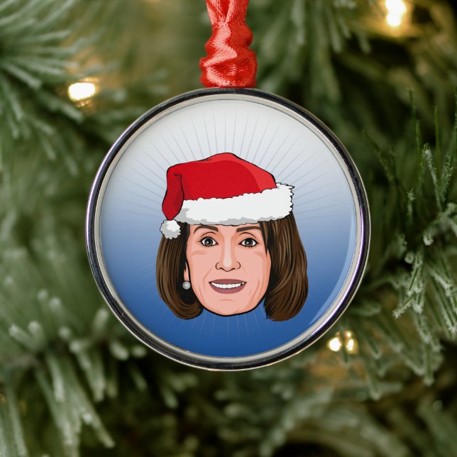 Ornement En Métal NANCY PELOSI Noël (Arbre)