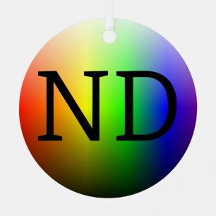 Ornement En Métal ND (NeuroDiverse)