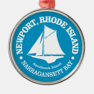 Ornement En Métal Newport RI (sloop)