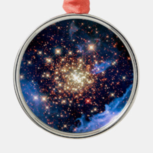 Ornement En Métal NGC 3603 Star Cluster - NASA Hubble Space Photo