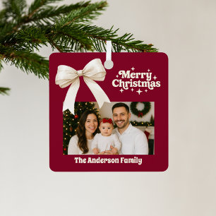 Ornement En Métal Noël à l'arc de la bougie