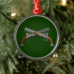 Ornement En Métal Noël de la police militaire