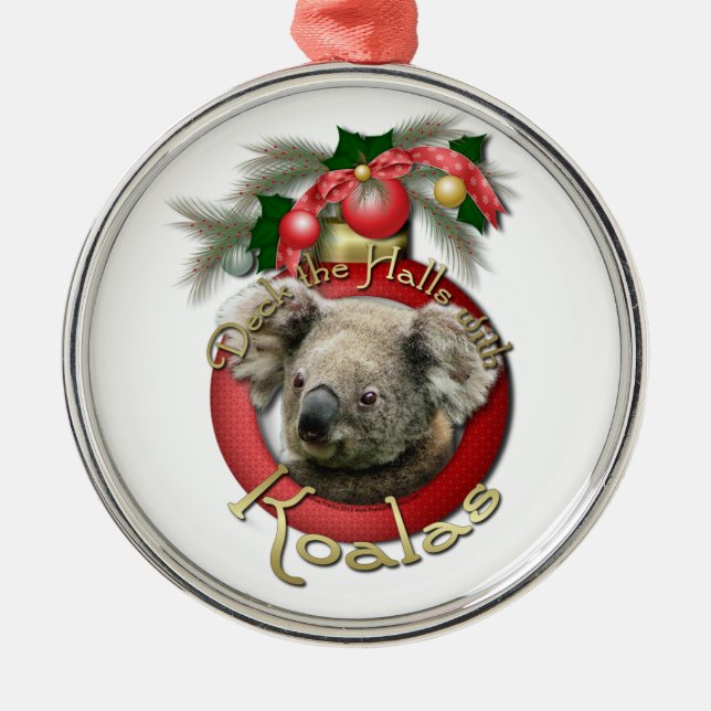 Ornement En Métal Noël - plate-forme les halls - koala (Devant)