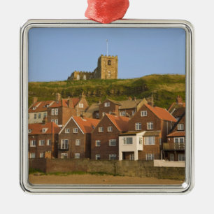Ornement En Métal Nouveaux logements et église St Margarets, Whitby,