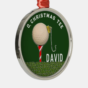 Ornement En Métal Objet de collection Noël Golf