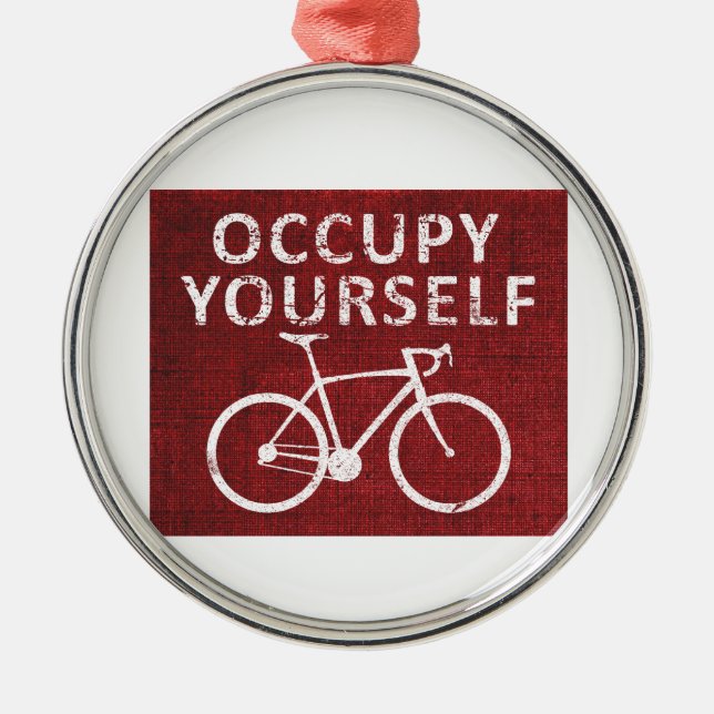 Ornement En Métal Occupe-toi de toi (Devant)