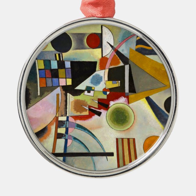 Ornement En Métal Oeuvre Abstraite de Kandinsky (Devant)