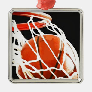 Ornement En Métal Oeuvre de basket-ball