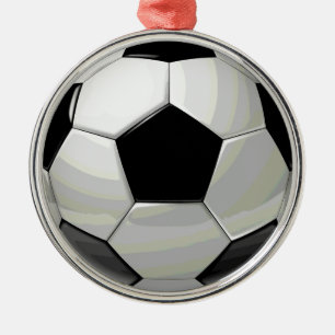 Ornement En Métal Oeuvre de soccer unique