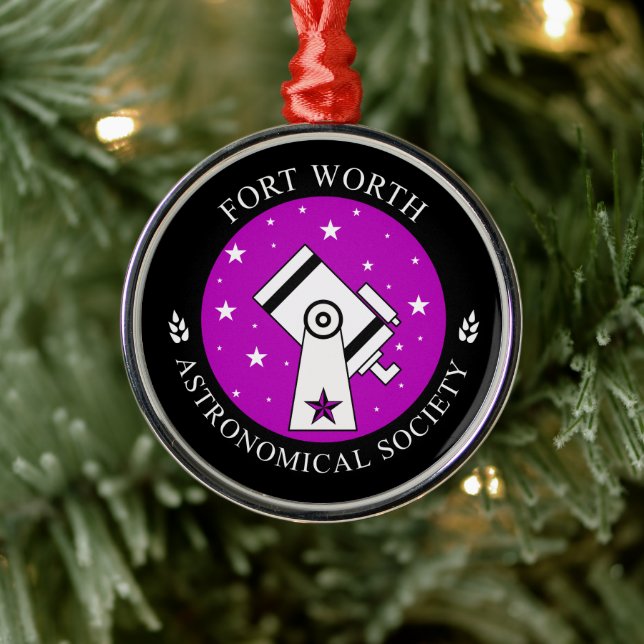 Ornement En Métal Official FWAS Logo Holiday Ornament (Arbre)