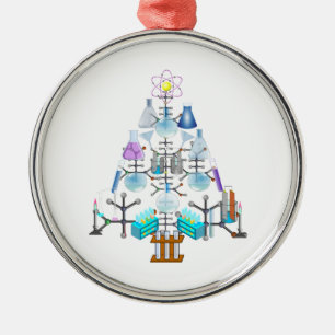 Ornement En Métal Oh Chimie, Oh Arbre Chimiste