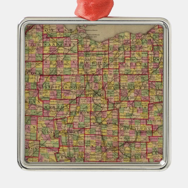 Ornement En Métal Ohio 3 (Devant)