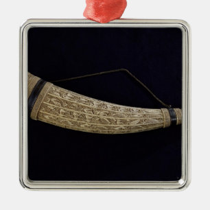 Ornement En Métal Oliphant de St Hubert