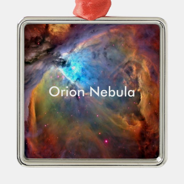 Ornement En Métal Orion Nebula Space Galaxy (Devant)