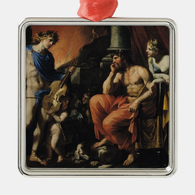Ornement En Métal Orphée avant Pluton et Persephone (Devant)
