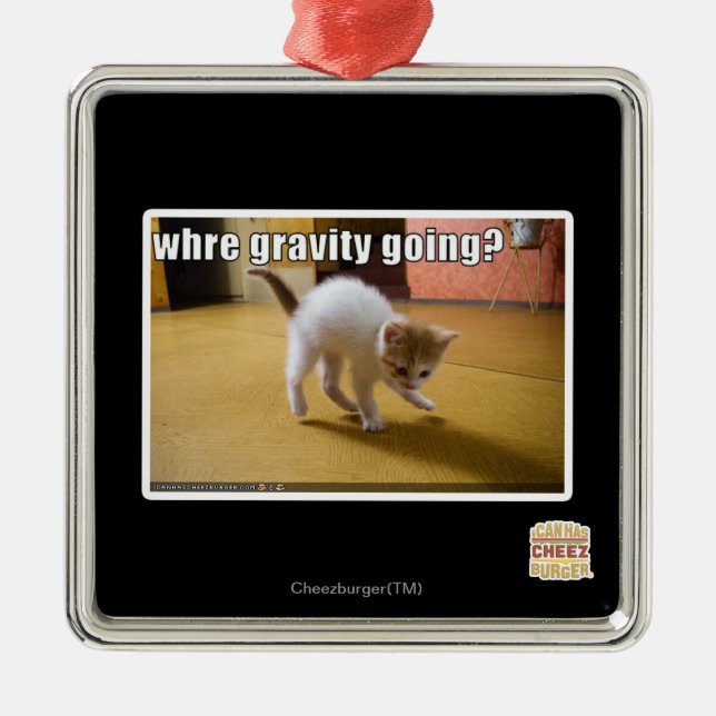 Ornement En Métal Où aller de gravité ? (Devant)