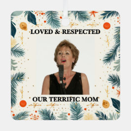Ornement En Métal Our Terrific Mom™ Ornaments (Customize It!)