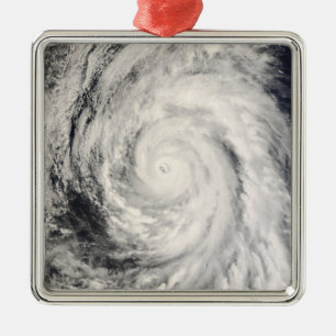 Ornement En Métal Ouragan Rammasun en mer philippine