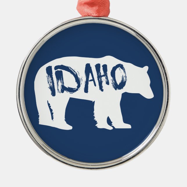 Ornement En Métal Ours Idaho (Devant)