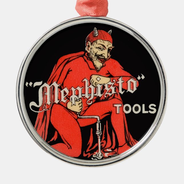 Ornement En Métal Outils Mephisto (Devant)