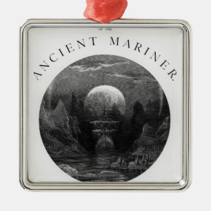 Ornement En Métal Page titre 'du givre du Mariner antique