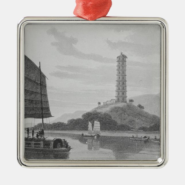 Ornement En Métal Pagoda de Whampoa, 1810 (Devant)