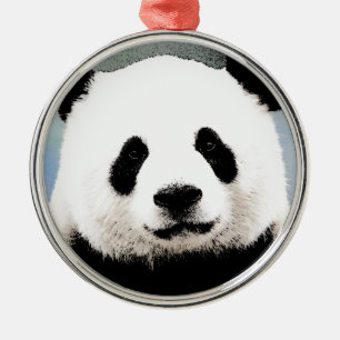 Ornement En Métal Panda