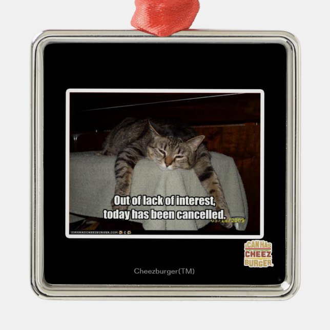 Ornement En Métal Par manque d'intérêt (Devant)