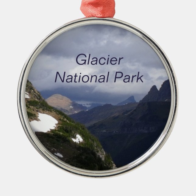 Ornement En Métal Parc national des Glaciers (Devant)