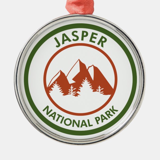Ornement En Métal Parc national Jasper (Devant)