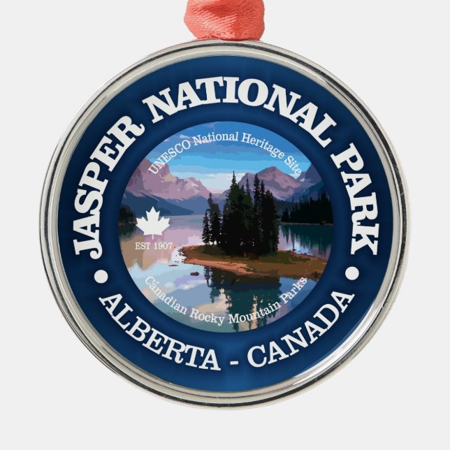 Ornement En Métal Parc national Jasper (lac Maligne) (Devant)