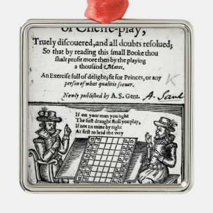 Ornement En Métal Partie d'échecs célèbre, 1614