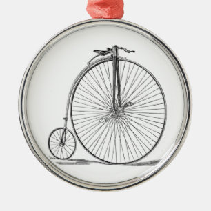 Ornement En Métal Pennyfarthing