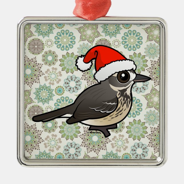 Ornement En Métal Père Noël American Pipit (Devant)