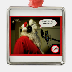 Ornement En Métal Père Noël sur l'ornement de MIC