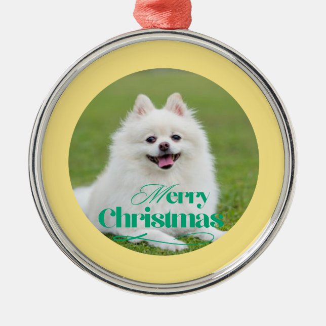 Ornement En Métal Personalized Christmas Ornament (Devant)