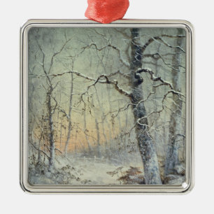 Ornement En Métal Petit déjeuner d'hiver
