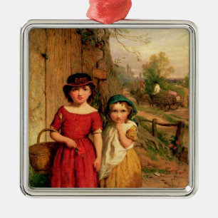 Ornement En Métal Petits villageois, 1869