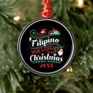 Ornement En Métal Philippines - Les Philippins qui aiment Noël